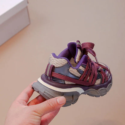 Girl's Sneakers Breathable Versatile Basketball Sneakers for Children Fashion Spring Autumn Kids Causal Boys School Sports Shoes