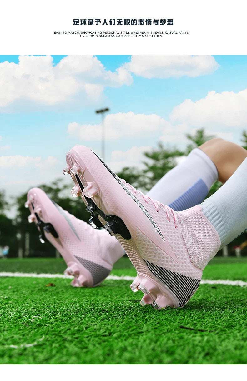 Men TF Football Boots Sneakers Indoor Comfortable High Quality Training Male Soccer Shoes Non Slip Sports Football Shoes Match