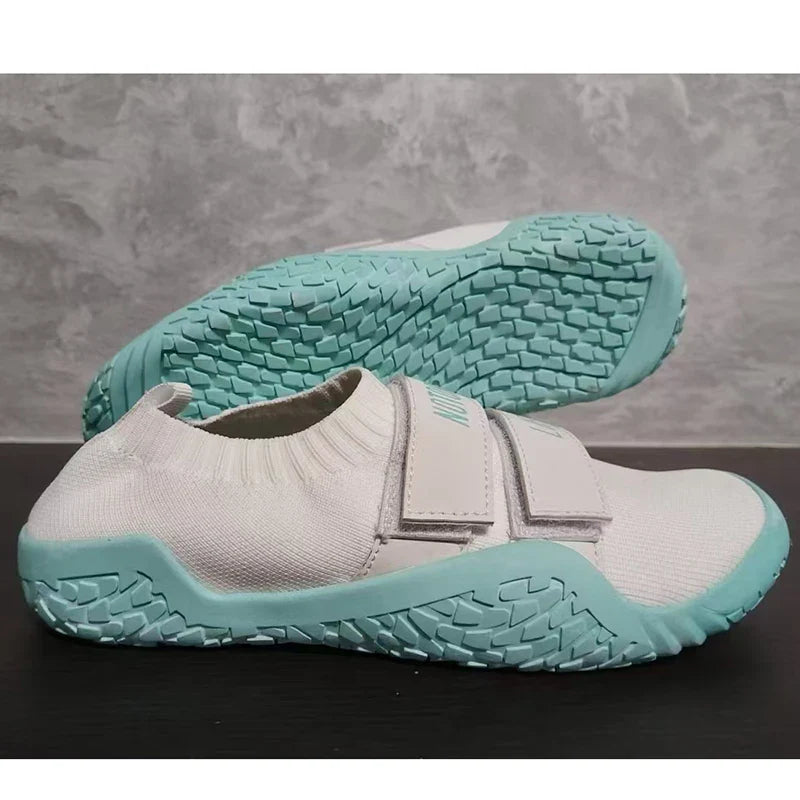 New Large Size Unisex Gym Lightweight Sports Hard Pull Squat Training Shoes Pro Hook & Loop Weightlifting Shoes 35-46#