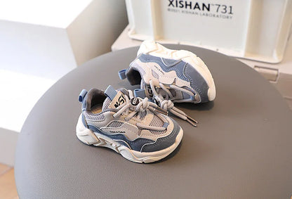 Children's Sneakers Spring Autumn Mesh Breathable School Running Sports Shoes for Boy Girl Causal Fashion Kids Basketball Shoes