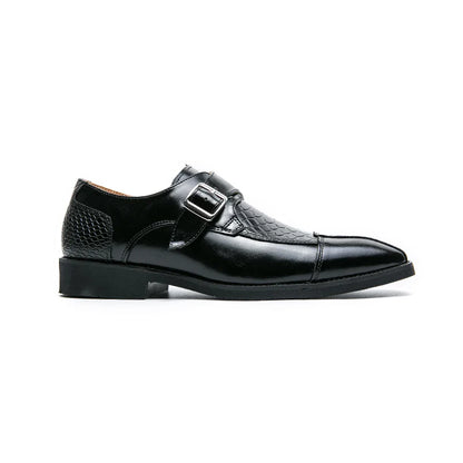 Leather Designer Brand Monks Snake Luxury Men Casual Office Business Man Loafers Mens Moccasins Driving Wedding Dress Male Shoes