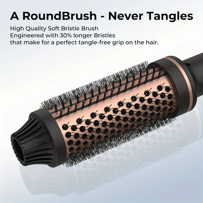 Valentine Gift Hair Curler Straightener Electric Hair Brushes Hot Comb Professional Curling Iron Heated Anti-Scald Thermal Brush