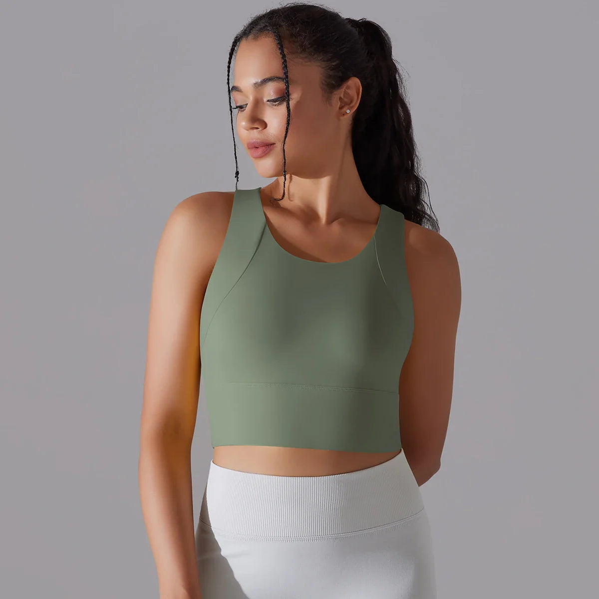 Nylon Sexy Women's Sports Bra Top Women Tight Elastic Gym Sport Yoga Bras Crop Top Yoga Clothes Stretch Women Sports Underwear
