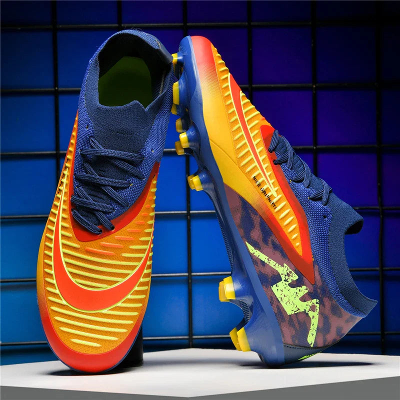 FG Mens Soccer Shoes High Quality Turf Soccer Cleats for Sneakers Training Football Boots Chuteira Campo 35-45