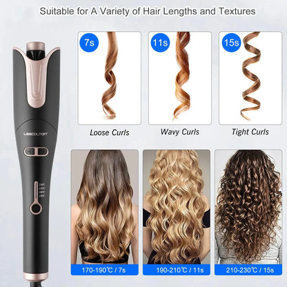 Automatic Curling Iron Innovative Large Curl Professional Hair Curler Automatic Curling Hair Styling Tool for All Ages