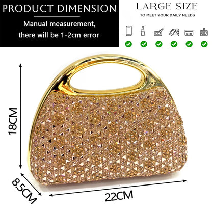 Style Dark Green Color Rhinestone Elegant High Heels Nigeria Popular Design African Ladies Shoes And Bag Set