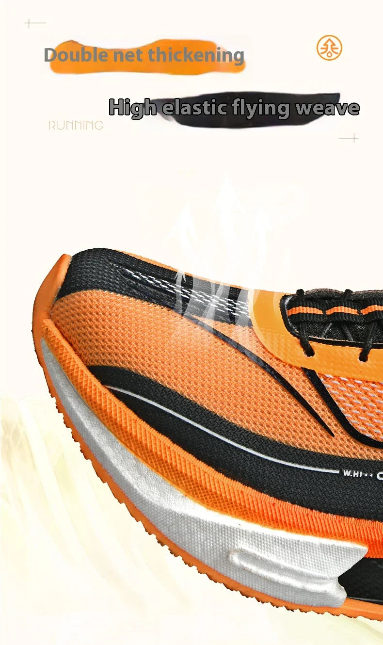 Family carbon plate running shoes for Boys Big Boys Student rotating button Technology TPU+ Popcorn high pop sneakers for girls