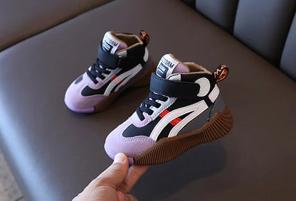 Kids Sneakers Sport Running Casual Breathable Shoes Spring Autumn Baby Boys Soft Non-Slip Children Sport Shoes Basketball Shoes
