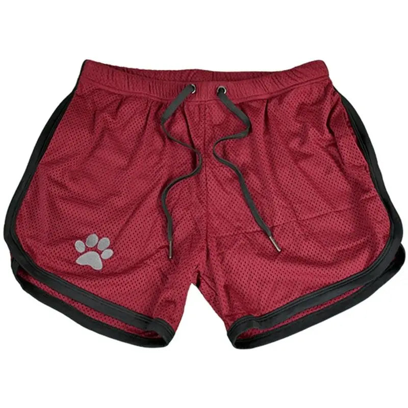 Summer fitness shorts Loose running shorts Men's jogging sports Breathable mesh shorts Thin trend men's three-quarter pants