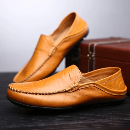 Men's Leather Casual loafers Shoes wedding Dress Shoes New Big Size  Moccasins Shoes Suede shoes High Quality zapatos