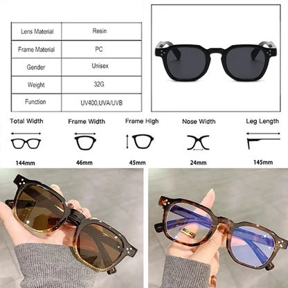 Sunglasses Women Men Luxury Leopard Sun Glasses Anti Blue Light