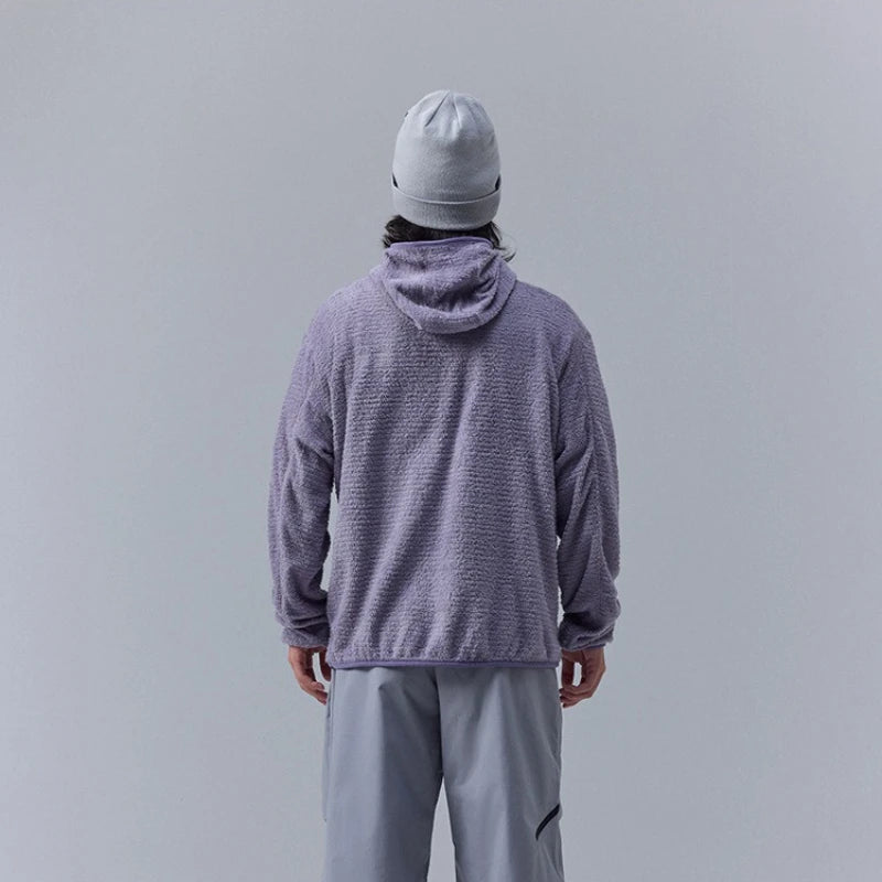 All Season 190g Ultra-light Breathable Thermal Hoodie, Urban Outdoor Techwear Mid-layer with Thumbholes & Zip Pocket