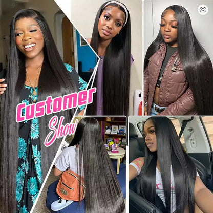 Straight Lace Front Wigs Human Hair 13X6 Hd Lace Frontal Wig 13X4 Bone Straight Human Hair Wig Glueless 5x5 Straight Closure Wig