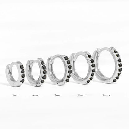 925 Sterling Silver Earrings For Women/Men Small Hoop Earrings Ear Bone aros Tiny Ear Nose Ring Girl aretes ear hoops A30