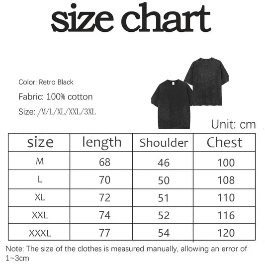 Vintage Washed Graphic T-Shirt Man Women Y2k Harajuku Gym Tee Short Sleeve Tee Casual Top Summer 2026 Unisex