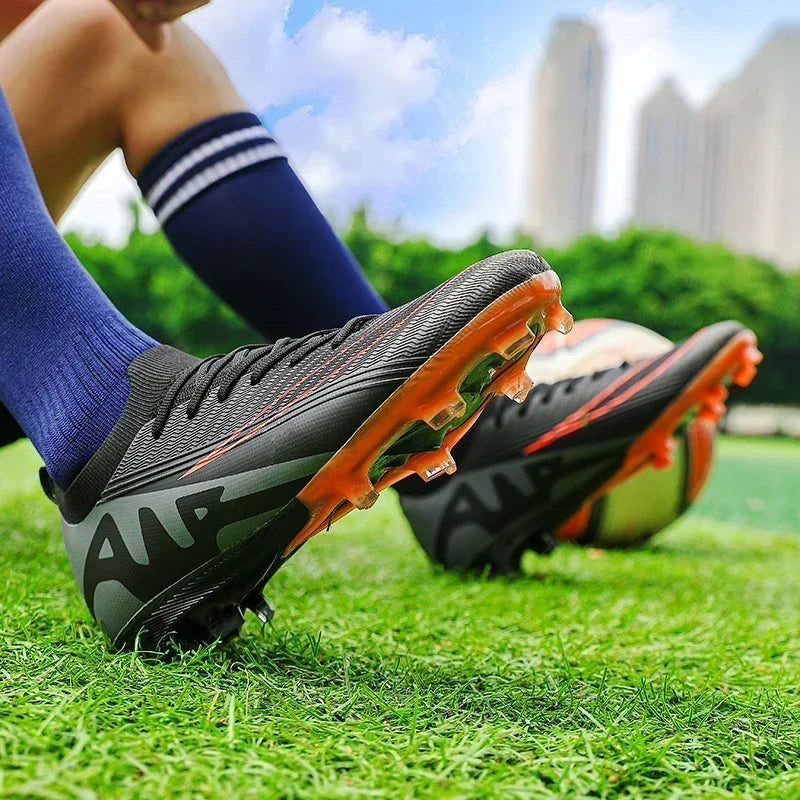 Men Soccer Shoes Unisex Football Boots Non-Slip Grass Outdoor Sports Shoes Breathable Training Sport Ultralight Drop Shipping