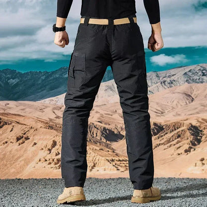 Men Casual Cargo Pants 2025 New Male Summer Tactical Wear Resist Quick Dry Outdoor Trousers Multi Pockets Hike Work Trousers