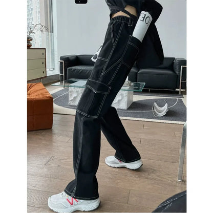 High-Waisted Slimming Design Sensible Jeans