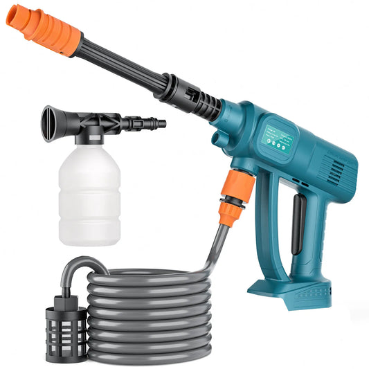 Cordless High Pressure Car Washer Gun For Makita 18V BL1830 Battery Electric Water Spray Gun Home Garden Cleaning Power Tool