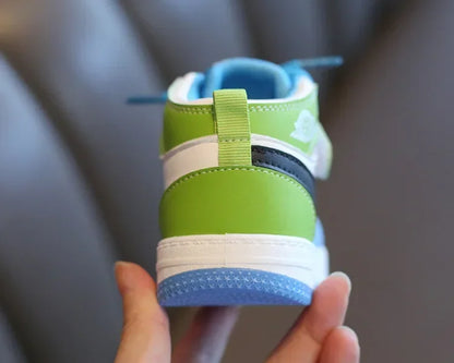 Fashion Children Sneakers Outdoor Non-Slip Boy Girl Casual Board Footwear Colorful High-top Kid Running Sports Leisure Shoes