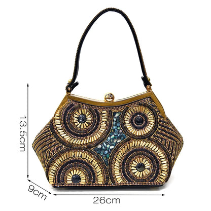 2025 Moda Mais Recente Chegada Laranja Ponta Fina Sandálias Femininas Sapatos com Bolsa Conjunto para Senhoras Festa de Casamento Salto