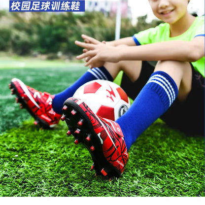 Hot TF/AG Kids Football Shoes Original Child Soccer Shoes Indoor Training Football Field Boots Children‘s Soccer Cleats Sneaker