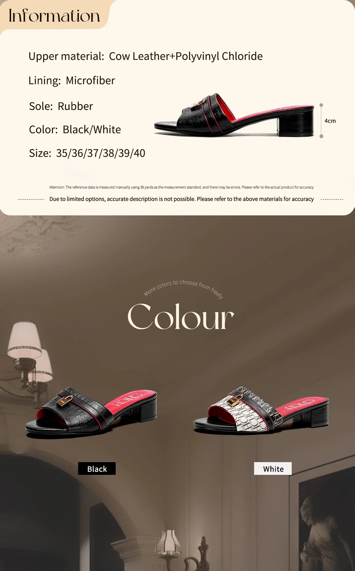 Women's Outdoor Sandals Simple and Comfortable Classic Style Fashion Summer Ladies Slippers Low Heel  Retro Versatile