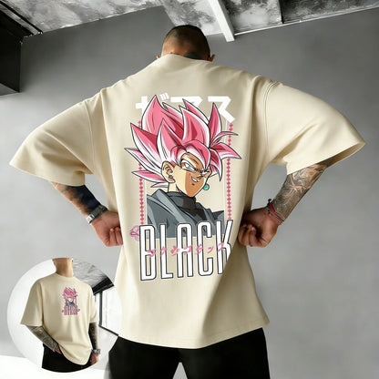 Printed Pure Cotton T-shirt Summer New Style Men's and Women's Loose Street Trendy Parent Child Top