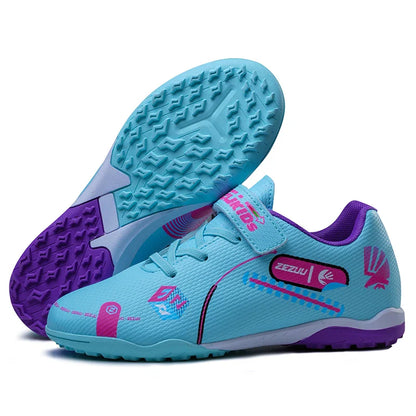 Kids Soccer Cleats Unisex Child Turf Soccer Shoes Indoor Youth Football Boots Artificial Ground Trainning Futsal Sneaker Outdoor