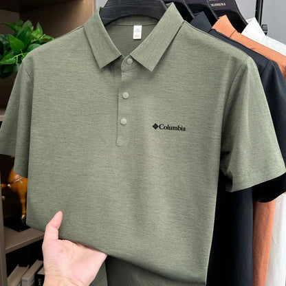 Bestselling fashion brand summer new designer simple letter embroidered breathable polo shirt mens exquisite and comfortable top