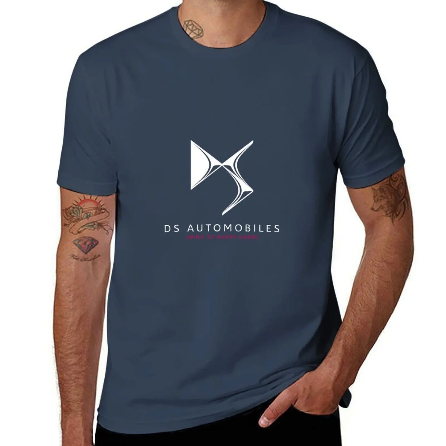 White DS Automobiles - Spirit of Avant-Garde T-Shirt Blouse cute tops sports fans heavyweight t shirts for men