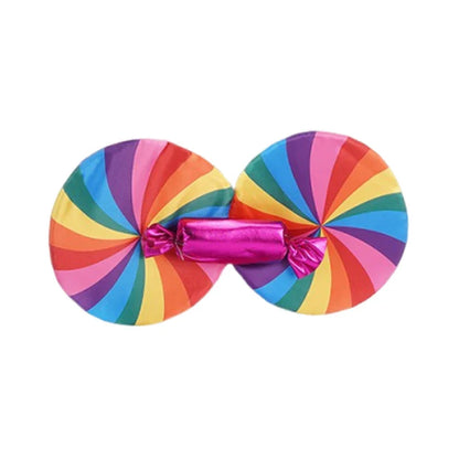 Children's Candy Dress Candy Princess Cosplay Costume Purim Carnival Party Fancy Dress Dress with Candy Hat Suit Prom Costume