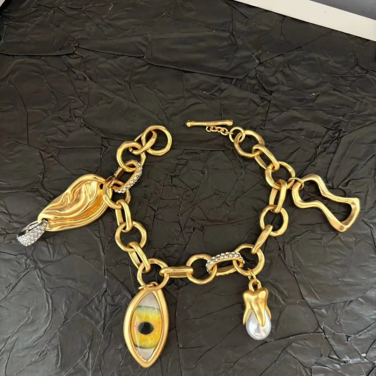 Summer new high-quality copper gold-plated necklace, waist chain and bracelet sets