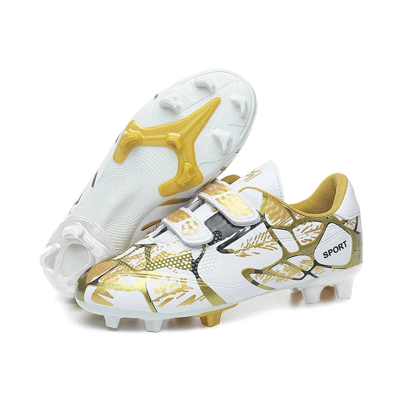 Boys Football Boots New Resistant Casual Kids Soccer Shoes Sneakers Grass Non Slip Training Sports Fast Match Breathable Cleats