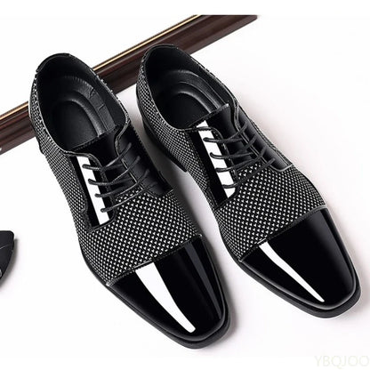 Large Size Fashionable Men's Office Formal Shoes, Low Cut Daily Comfortable Pointed Multifunctional Men's Wedding Shoes 2026