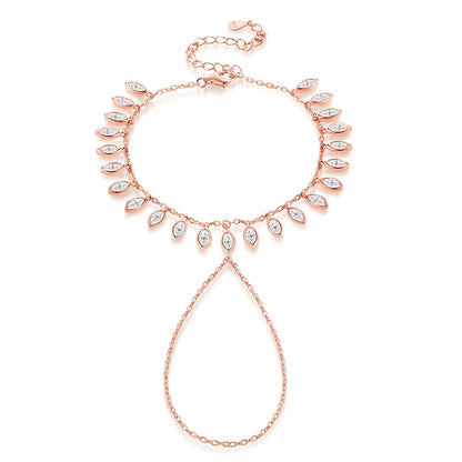 2.5*5mm Marquise Cut Bubbles Moissanite Bracelets for Women Valentine's Day Gifts Female Chain 100% 925 Sterling Silver