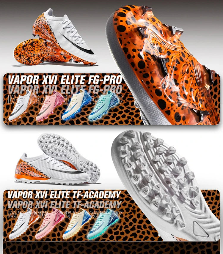 Soccer Cleats for Men Women AG/TF Breathable Cushioned Insole Anti-Slip Outdoor Sports Artificial Grass Football Boots