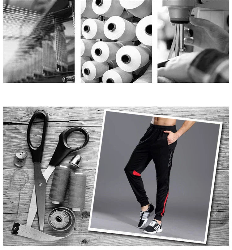 Sport Pants Men Running Pants With Zipper Pockets Training Male Pants Soccer Pants Fitness Pants Sportwear Youth kids XXS XS 4XL