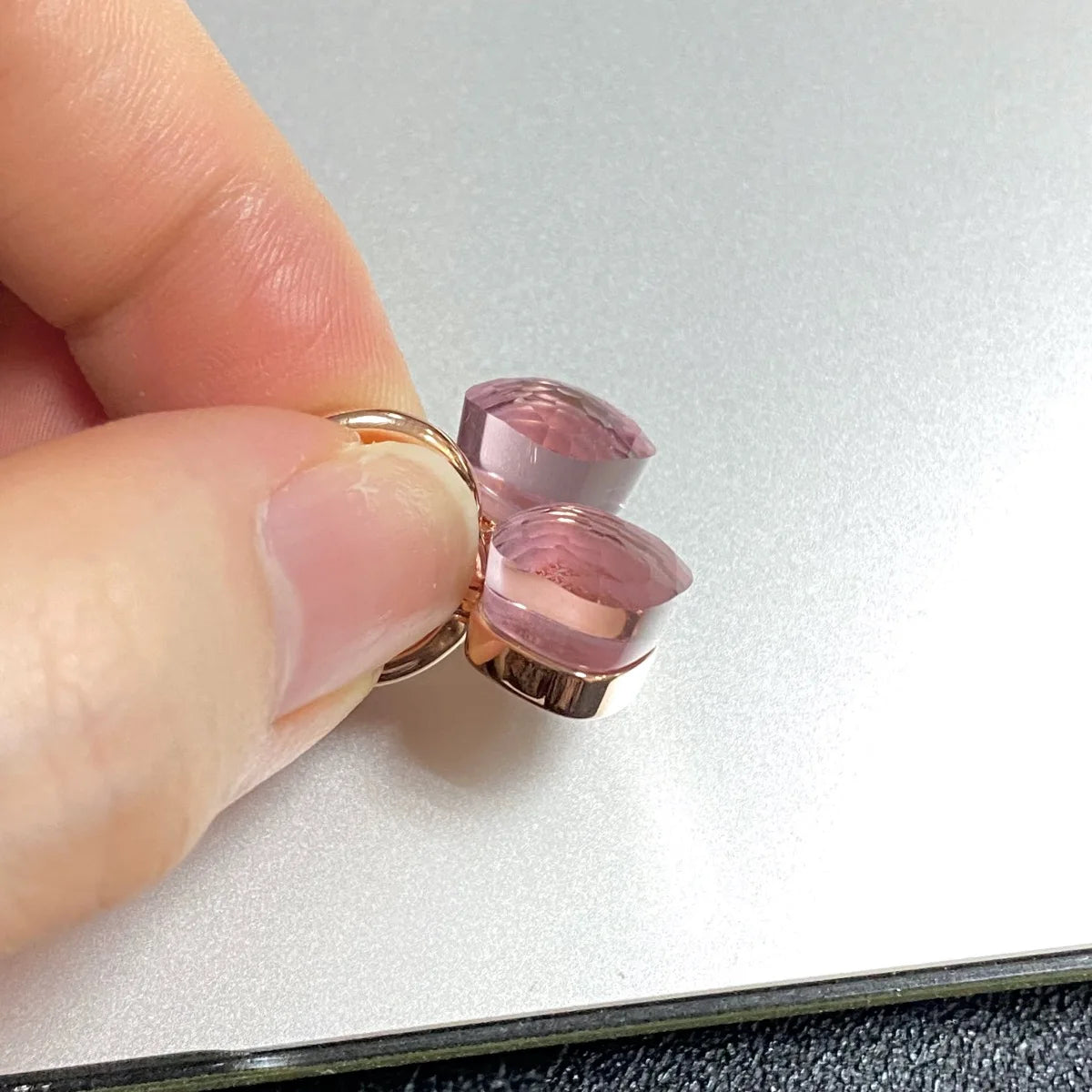Classic Earrings For Women Amethyst Crystal Earrings Copper With Gold Plated Square Candy Colors Earrings Fashion Jewelry