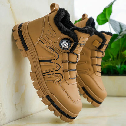 Men's high top denim boots, casual sports shoes, trendy and fashionable men's boots