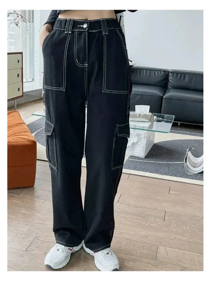 High-Waisted Slimming Design Sensible Jeans
