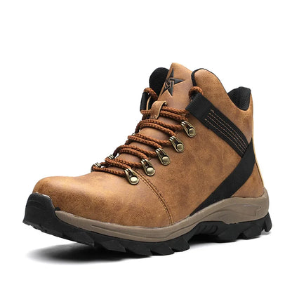Safety Shoes Men Lightweight Sneaker Steel Toe Cap Shoes Anti-smash Puncture-Proof Work Safety Shoes Protective Boots Work Shoes