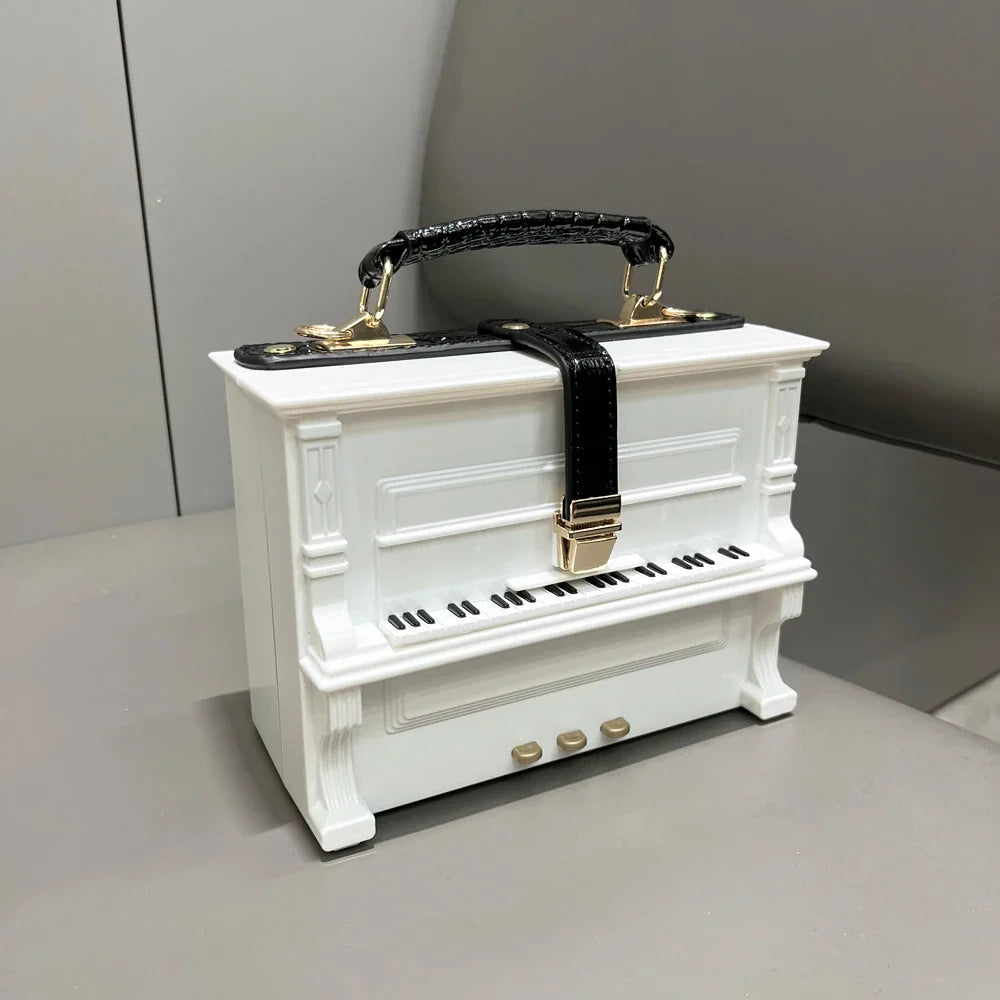purses and handbags Luxury Designer crossbody shoulder bag For Women piano shape handmade bags Purse Messenger Bag banquet bag