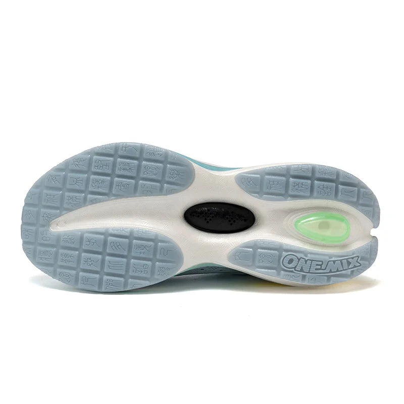 Tênis de Corrida Masculino ONEMIX com Amortecimento de Ar, Tênis Esportivo Respirável de Malha para Uso Externo, Aumento de Altura, Calçado de Caminhada, Tamanhos EU 35-47