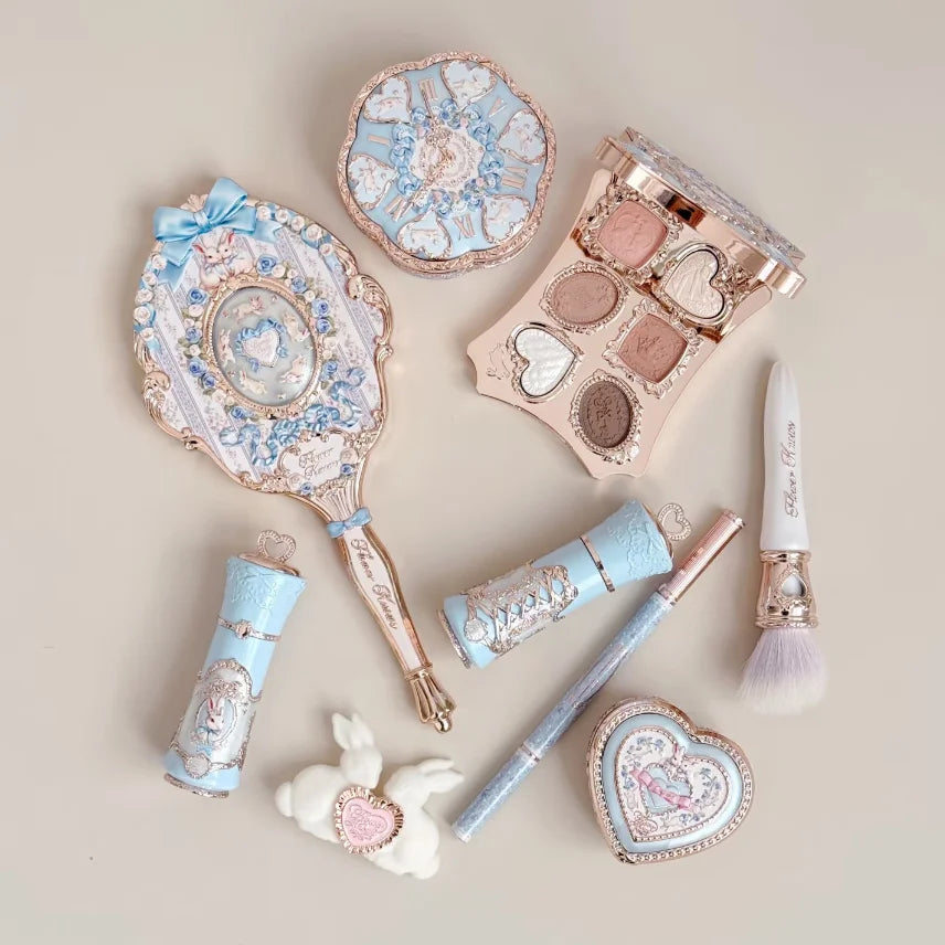 Makeup Set Box Full Swan Bear Garden Collection Embossed Blush Shine Lipstick Kit Foundation  All in Maquiagem Kit