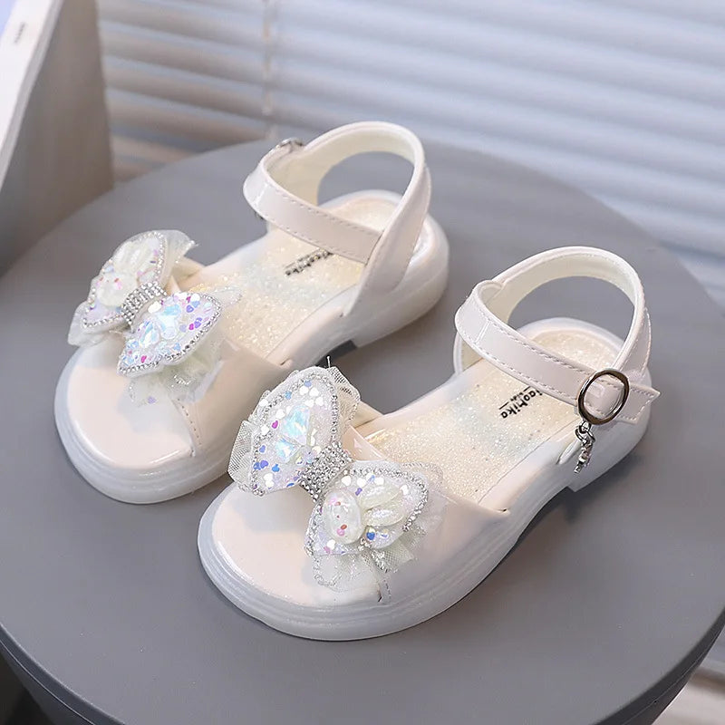 Kids From 2-9 Years Princess Shoes Summer Girls Sandals Casual School Kids Shoe Outdoor Beach Sandal Children's Student sneaker