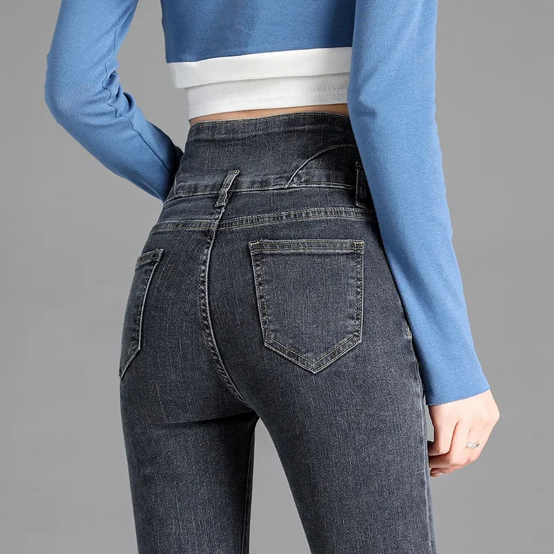 High-quality New Vintage High-waist Stretch Skinny Jeans