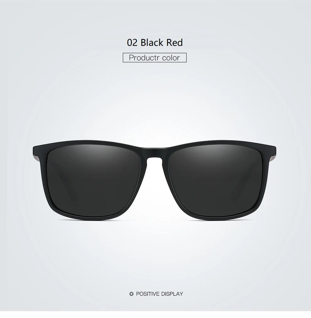 Luxury Square Vintage Polarized Sunglasses For Men Women Fashion Travel Driving  Sun Glasses Male TR90 Eyewear UV400