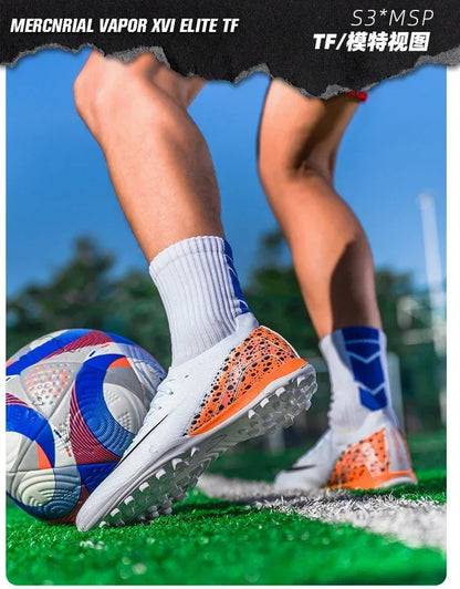 New Men Soccer Shoes Professional Football Boots Grass Outdoor Sport Non-Slip Training Shoes Match Sneakers Ultralight Unisex