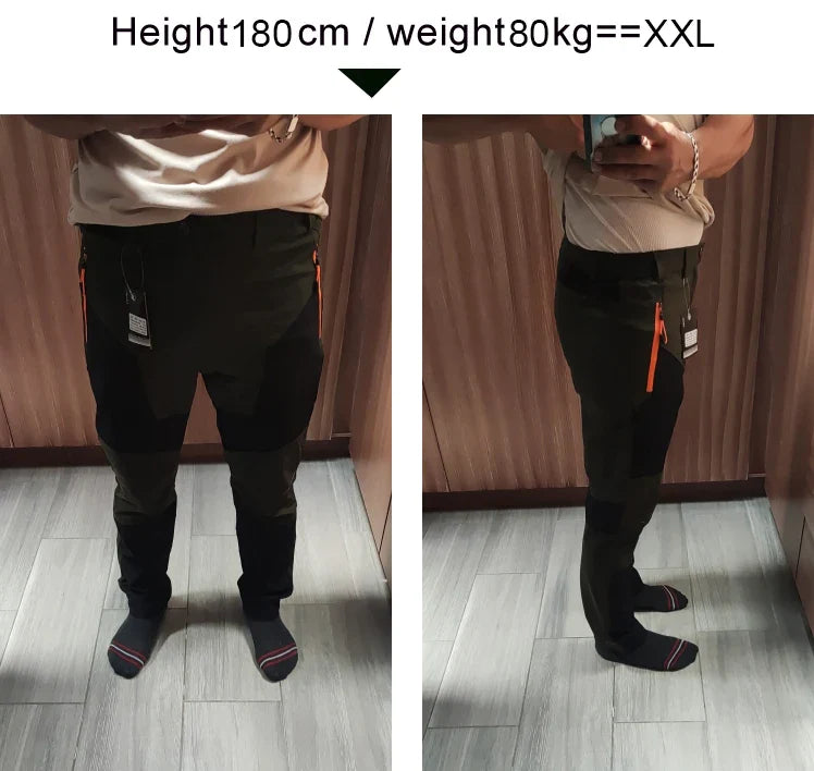 Quick Dry Hiking Pants Men Outdoor Running Camping Climbing Waterproof Mountain Trousers Stretch Lightweight Pants